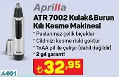 APRİLLA KULAK&BURUN KILI KESME MAKİNESİ APRİLLA KULAK&BURUN KILI KESME MAKİNESİ